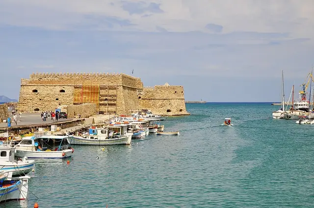 Beautiful beaches in Crete, Greece