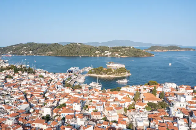 Beautiful beaches in Skiathos, Greece