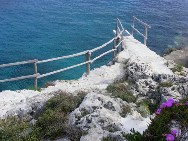 Porto Roxa beach in Zakynthos with moderate water conditions