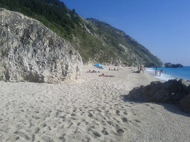 Megali Petra Beach, Lefkada